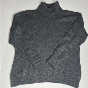 Privé 100% Cashmere Turtleneck Gray XL Sweater